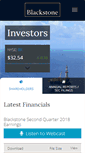 Mobile Screenshot of ir.blackstone.com