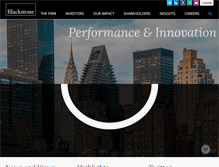 Tablet Screenshot of blackstone.com